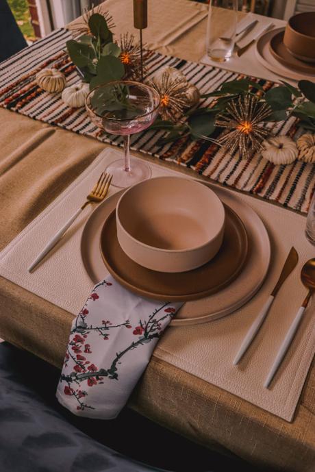 Pastel Colored Thanksgiving Tablescape Pastel Colored Thanksgiving Tablescape
