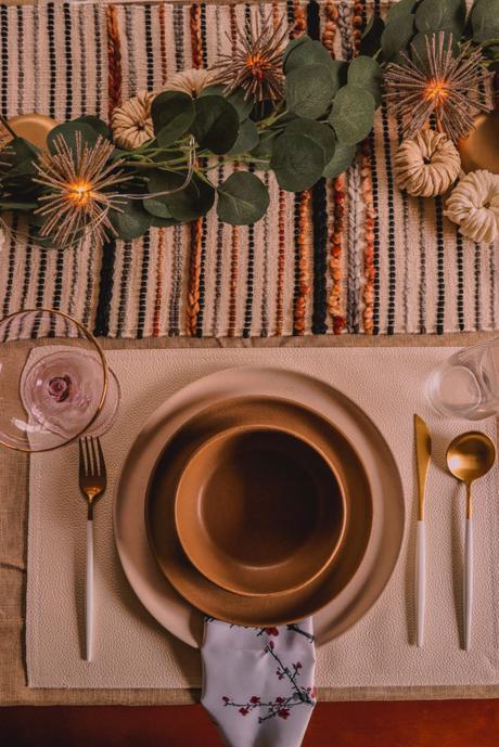 Pastel Colored Thanksgiving Tablescape Pastel Colored Thanksgiving Tablescape