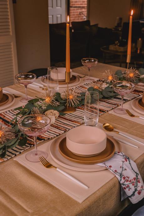 Pastel Colored Thanksgiving Tablescape Pastel Colored Thanksgiving Tablescape