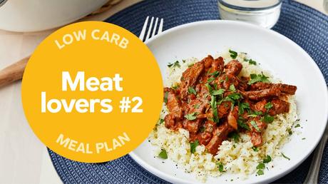 Low carb: Meat lovers meal plan #2