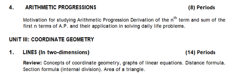 UNIT III: COORDINATE GEOMETRY