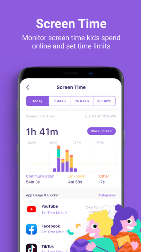 Best App to Monitor and Control Screen Time of your kids FamiSafe