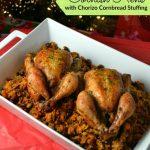 Cornish Hens With Chorizo Cornbread Stuffing