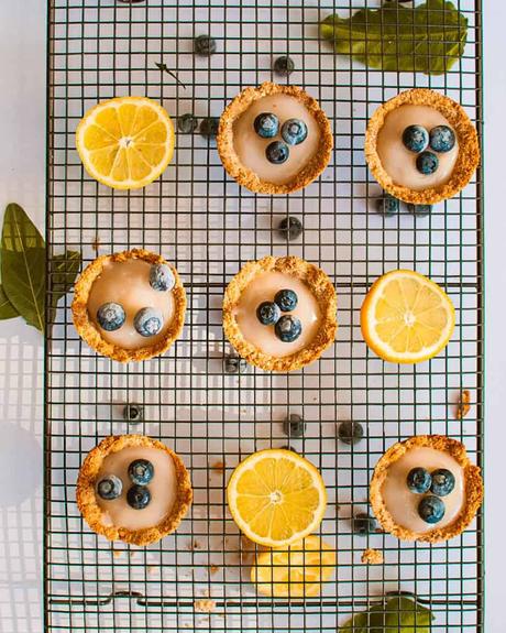 Lemon Tartlets with Coconut Milk Filling