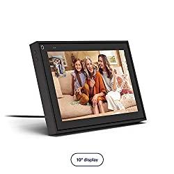 Image: Facebook Portal - Smart Video Calling 10” Touch Screen Display with Alexa - Black | Visit the Facebook Store