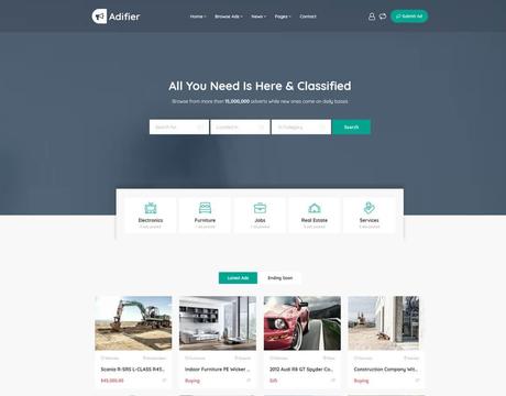 Adifier WordPress ads theme