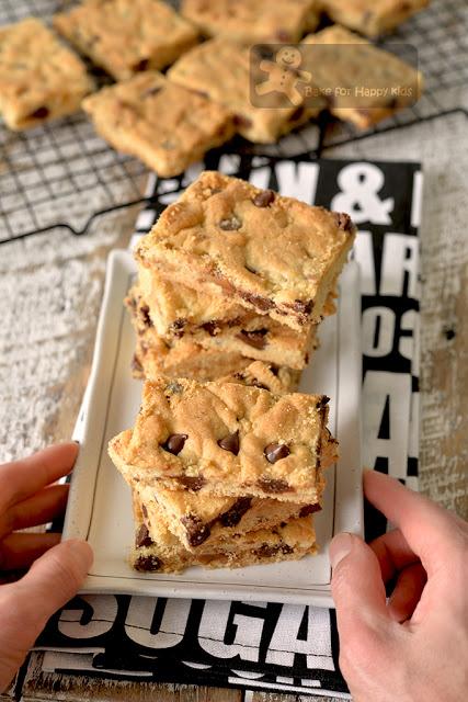 quick easy chocolate chip walnut cookie slices