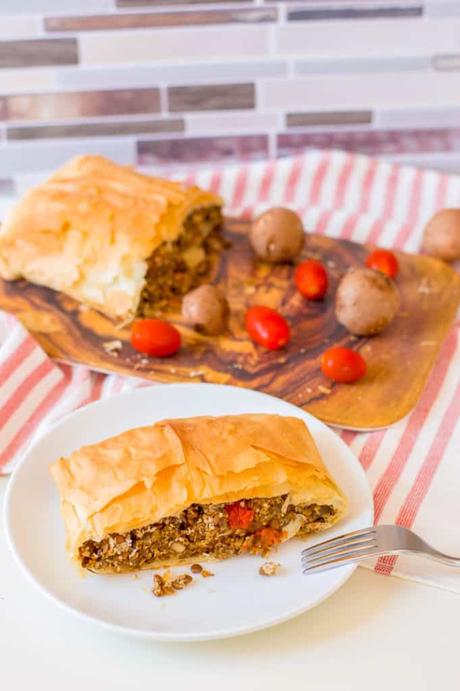 Vegan Wellington with Lentils and Mushrooms