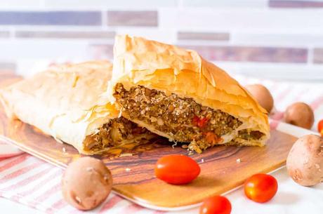 Vegan Wellington with Lentils and Mushrooms