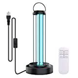 Ultraviolet Germicidal UV Lamp Quartz Lamp 110V 36W Light with Remote Control and Timer Function for Car Living Room Bedroom Household Kitchen Hotel Pet Area Sterilization and Disinfection