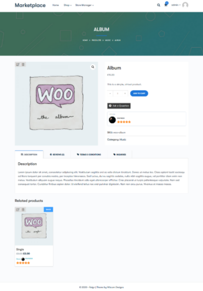 Update! Reign Theme  WCFM Marketplace.