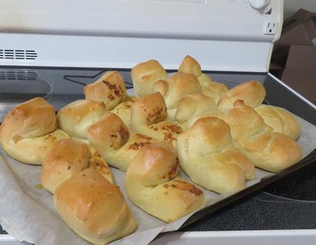 Garlic Parker House Rolls