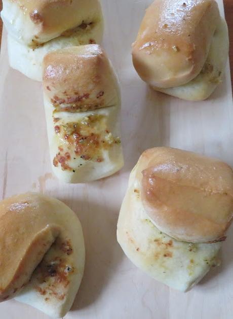 Garlic Parker House Rolls