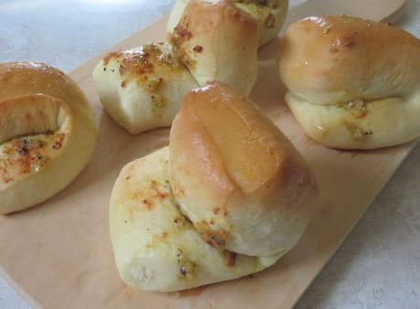 Garlic Parker House Rolls