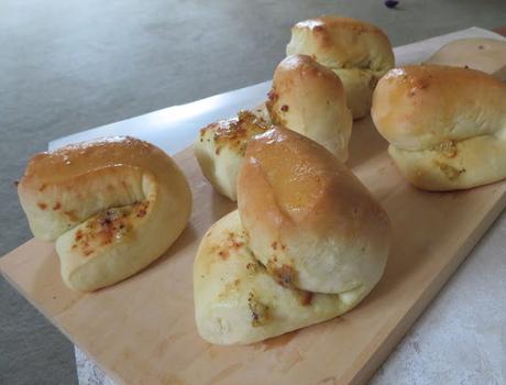 Garlic Parker House Rolls