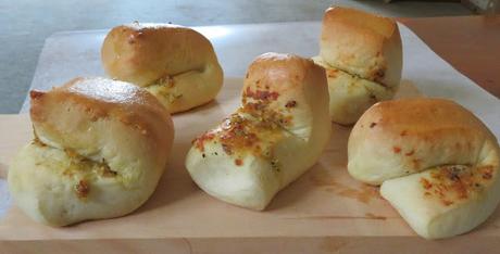 Garlic Parker House Rolls