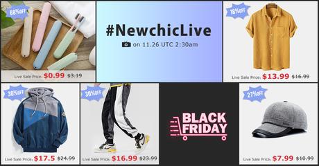 Newchic Live Stream Black Friday 2020 Deals Newchic Live Stream 2020 Flash Deals