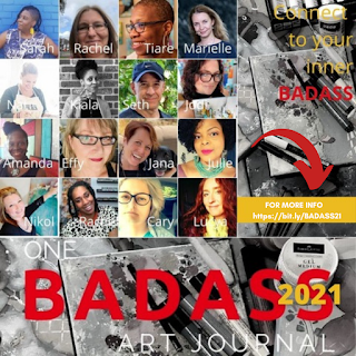 I am teaching on the BADASS Art Journal Course!