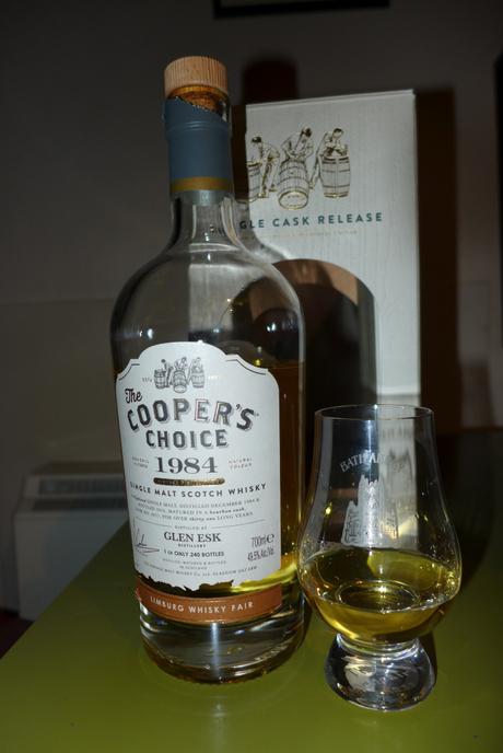 Testing Notes: Cooper’s Choice: Glen Esk: 1984: Limburg Whisky Fair
