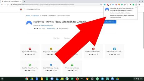 How To Install NordVPN On A Chromebook 4 nordvpn extension