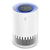 TaoTronics HEPA Air Purifier for Home, Allergens Smoke Pollen Pets Hair, Desktop Air Cleaner with True HEPA Filter, Sleep Mode, Night Light, Odors Dust, Bedroom Office