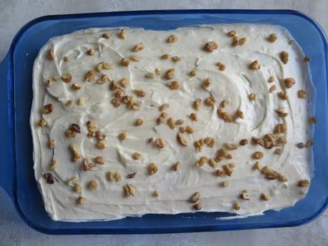 Brown Butter Frosted Applesauce Spice Cake