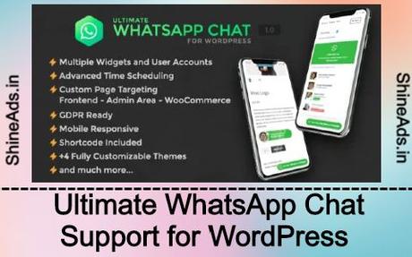 Ultimate WhatsApp Chat Support for WordPress Free Download