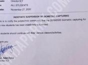 (BREAKING) News: Fresher Biometric Capturing Activities Suspended