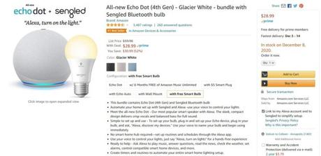 Grab an Echo Dot for $29, get a free Sengled bulb Grab an Echo Dot for $29, get a free Sengled bulb