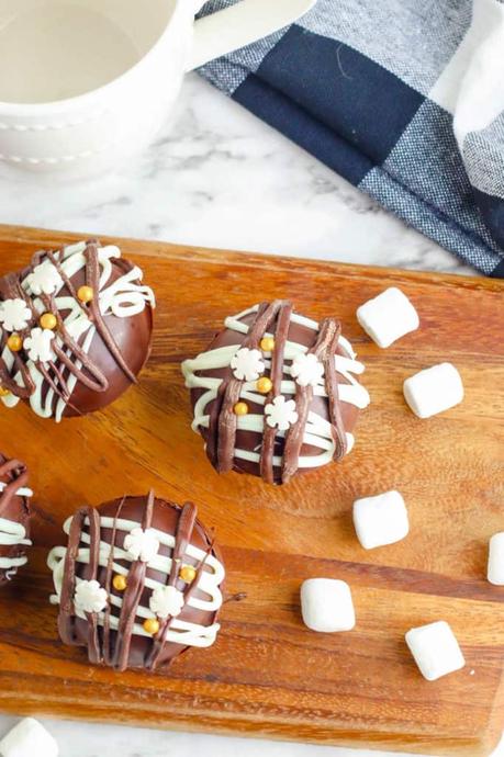 Hot Chocolate Bombs with Marshmallows