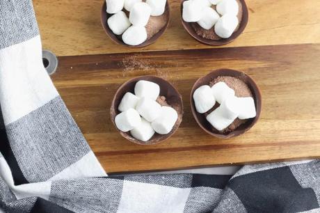 Hot Chocolate Bombs with Marshmallows