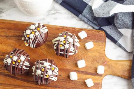 Hot Chocolate Bombs with Marshmallows