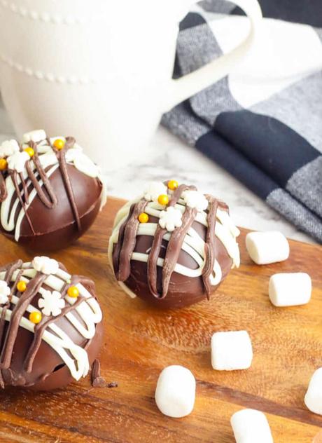 Hot Chocolate Bombs with Marshmallows