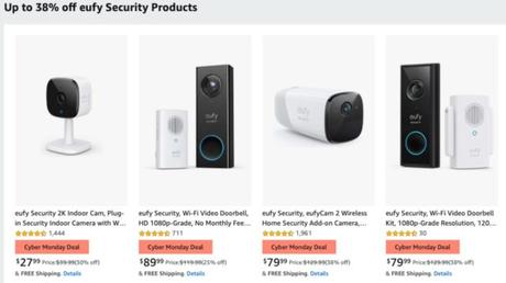 Save up to 38% on Eufy home security products for Cyber Monday