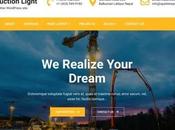 Free Premium Construction Landing Page WordPress Themes