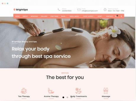 Free and Premium Spa and Salon WordPress Themes