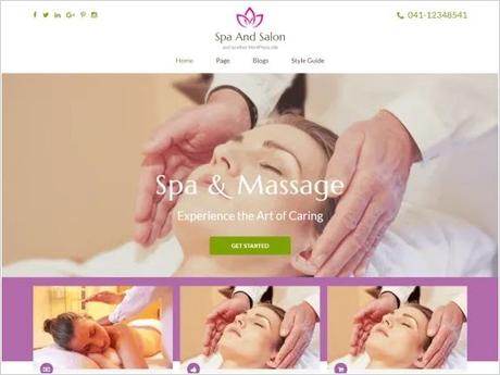 Free and Premium Spa and Salon WordPress Themes