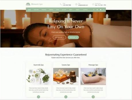 Free and Premium Spa and Salon WordPress Themes