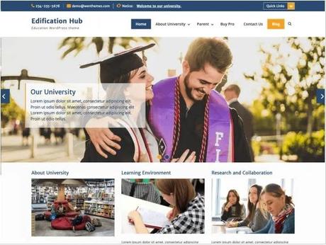 Free and Premium Academic WordPress Themes