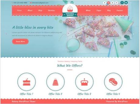 Bakes and Cakes WordPress Themes