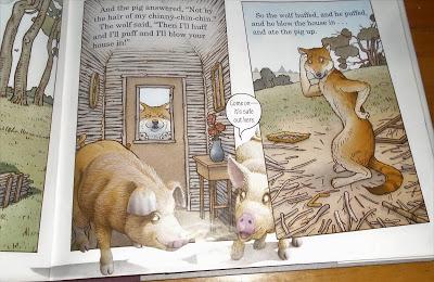 Reading to Josie