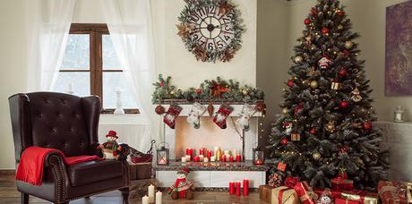 beautiful living room christmas decoration