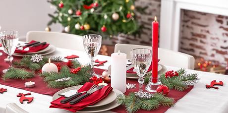 dining room christmas decor 