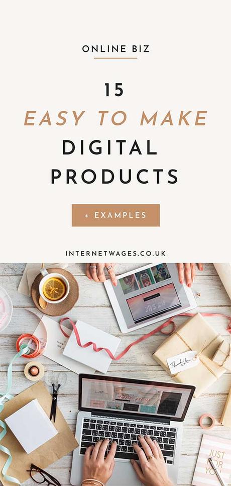 15 Easy To Make Digital Products and Examples.