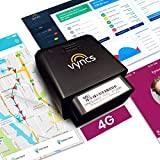 VyncsPro GPS Tracker 4G No Monthly Fee OBD Car Tracker Real Time GPS 1 Year Data Plan Included 60 Seconds GPS, Live Map, Teen Unsafe Driving Alert, Car Health, Recall, Fuel Report (Grey)