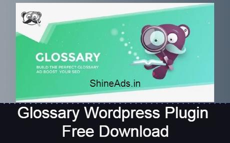 Glossary WordPress Plugin Free Download