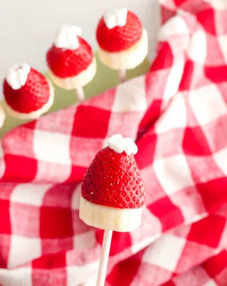 Strawberry Santa Hats