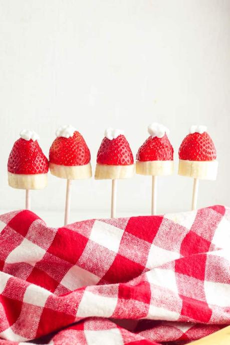 Strawberry Santa Hats