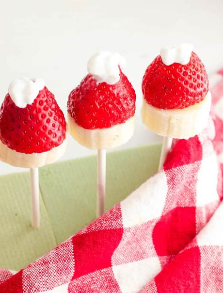 Strawberry Santa Hats