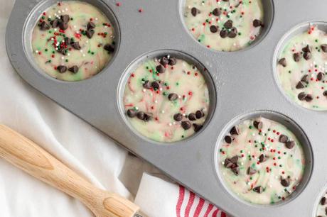 Christmas Muffins with Chocolate Chips